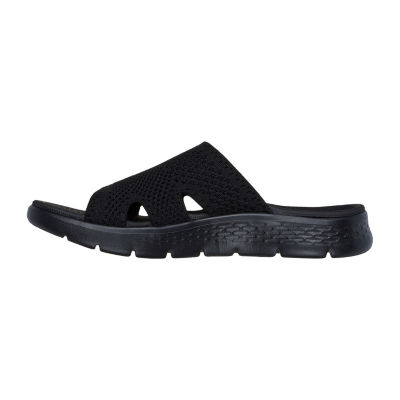 Skechers Womens Go Walk Flex Elation Slide Sandals