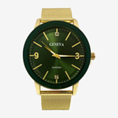 Mens Gold Tone Stainless Steel Expansion Watch Fmdjo236