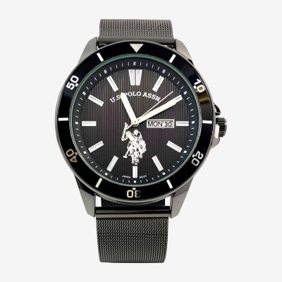 U.S. Polo Assn. Mens Black Bracelet Watch Usc80664jc