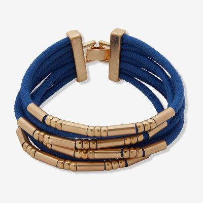 a.n.a Gold Tone Cord Bracelet