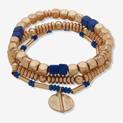 a.n.a Gold Tone 3-pc. Round Bracelet Set