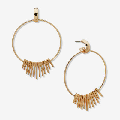 Worthington Gold Tone Drop Earrings