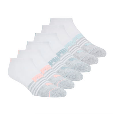 PUMA Sportstyle Training 6 Pair Low Cut Socks Womens