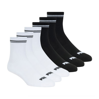 PUMA 6 Pair Crew Socks Womens