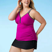 Zeroxposur Plus Tankini Swimsuit Top and Bottoms