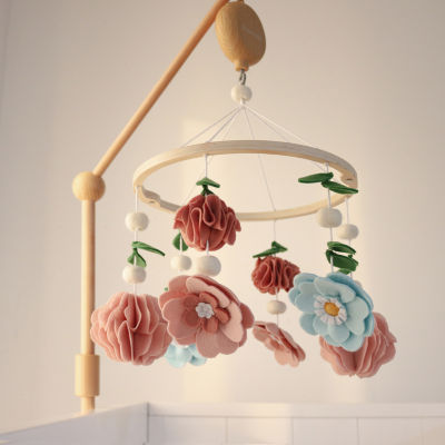 The Peanutshell Wildflower Baby Mobile