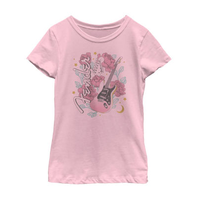 Little & Big Girls Round Neck Short Sleeve Graphic T-Shirt