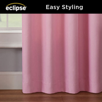 Eclipse Kendall Kids Thermaback Rod Pocket Energy Saving Blackout Single Curtain Panel