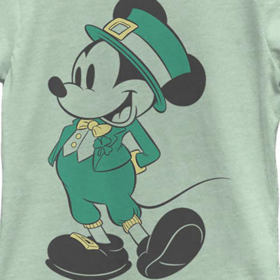 Disney Collection Little & Big Girls Crew Neck Short Sleeve Mickey and Friends Mouse Graphic T-Shirt