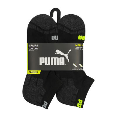 PUMA 6 Pair Low Cut Socks Mens