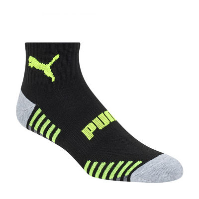 PUMA 6 Pair Quarter Ankle Socks Mens