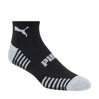 PUMA 6 Pair Quarter Ankle Socks Mens