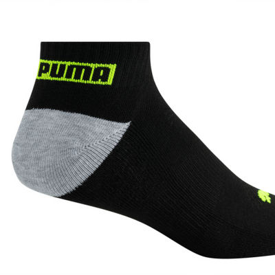 PUMA 6 Pair Quarter Socks Mens