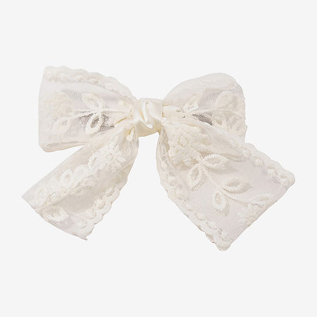 Bijoux Bar Hair Bow In White