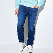 Arizona Mens Drawstring Waist Loose Fit Cargo Jean