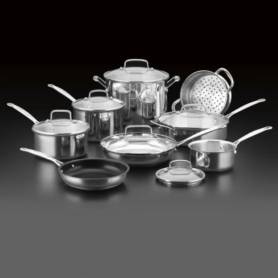 Cuisinart Chef's Classic Stainless Steel 14-pc. Cookware Set