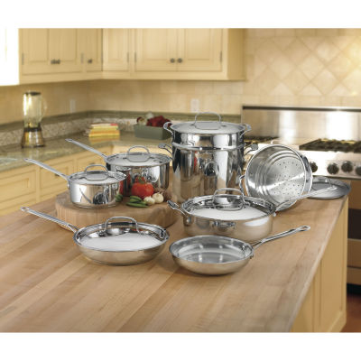 Cuisinart Chef's Classic Stainless Steel 14-pc. Cookware Set