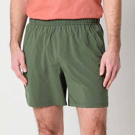 Xersion Featherlite Woven 6" Mens Moisture Wicking Workout Shorts, Xx-large, Green