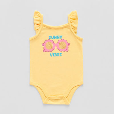 Okie Dokie Baby Girls Sleeveless Bodysuit