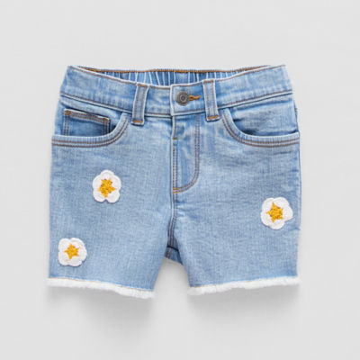 Okie Dokie Toddler & Little Girls Stretch Fabric Denim Short