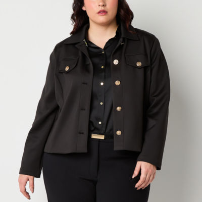 Bold Elements Womens Plus Midweight Shirt Jacket