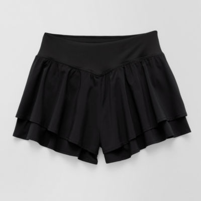 Xersion Flowy Little & Big Kid Girls Mid Rise Pull-On Short