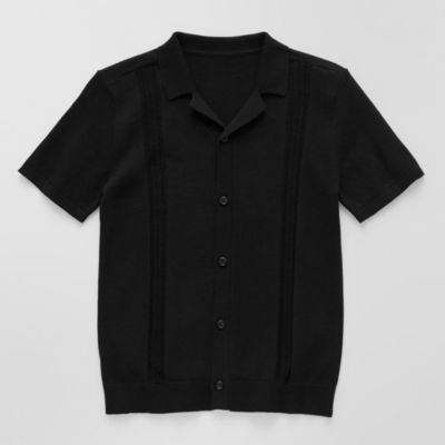 Thereabouts Little & Big Boys Short Sleeve Regular Fit Button-Down Shirt