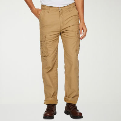 Smiths Workwear Fleece Lined Mens Stretch Fabric Relaxed Fit Cargo Pant