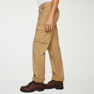 Smiths Workwear Fleece Lined Mens Stretch Fabric Relaxed Fit Cargo Pant