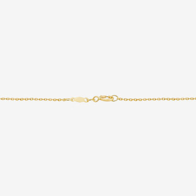 Limited Quantities! Womens 14K Gold 10 Inch Solid Cable Ankle Bracelet