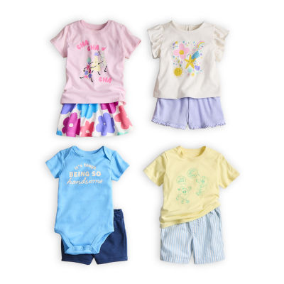 Okie Dokie Toddler & Little Boys Crew Neck Short Sleeve Regular Fit Graphic T-Shirt