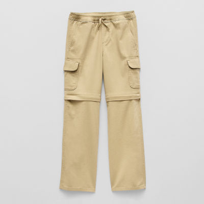 Thereabouts Loose Fit Zip Off Little & Big Kid Boys Straight Cargo Pant