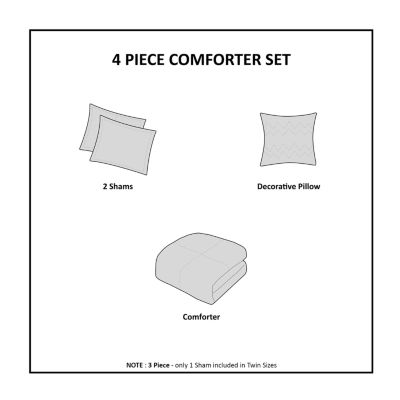 Mi Zone Kids Tanya Comforter Set with Tassel with decorative pillow