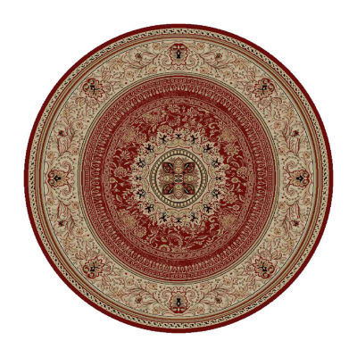 Concord Global Trading Ankara Collection Chateau Accent, Area, Rectangular and Round Rugs