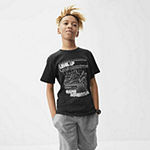 Thereabouts Little & Big Boys Crew Neck Short Sleeve Graphic T-Shirt