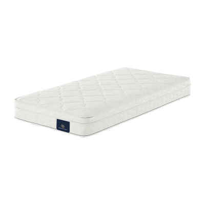 Serta® Slumber Oasis Plush Euro Top Mattress Only, Color White Blue