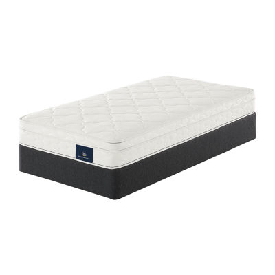 Serta Slumber Oasis Plush Euro Top - Mattress + Box Spring, Twin