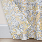 Fieldcrest Arden Floral Flutter Cotton Sheer Grommet Top Single Curtain Panel