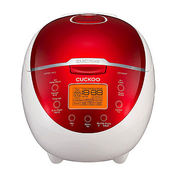 Cuckoo Non-Stick Rice Cooker CR-0655F, Color: Red - JCPenney