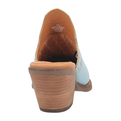 Dingo Women's Wildflower Leather Round Toe Mules