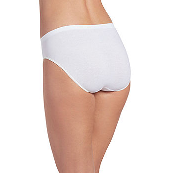 Jockey Women's Underwear Classic French Cut - 3 Pack, White, 5 at