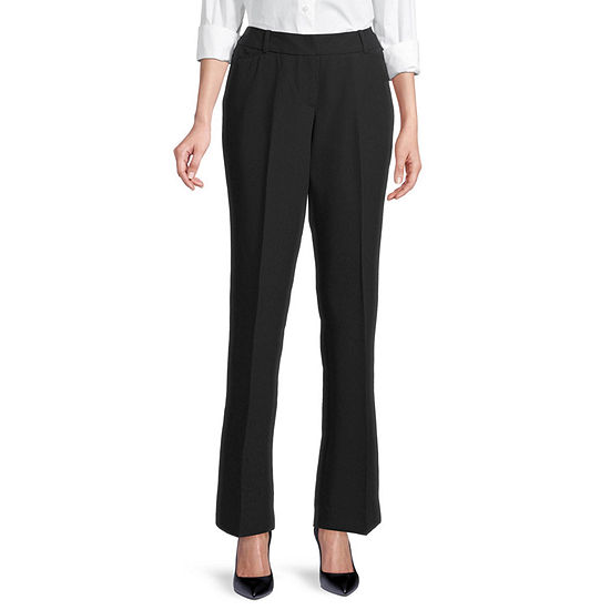 Liz Claiborne-Tall Audra Curvy Fit Straight Trouser - JCPenney