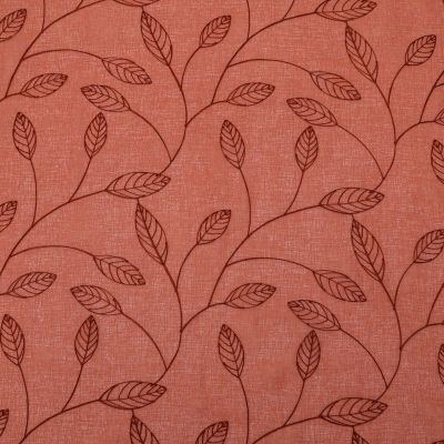 Regal Home Jaffa Grommet Top Embroidered Sheer Set of 2 Curtain Panels