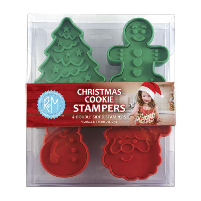 R&M International Llc Christmas 4-pc. Cookie Stampers