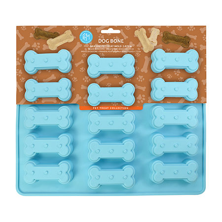 R&M International Llc Pet Treats Dog Bone Mold, One Size, Blue