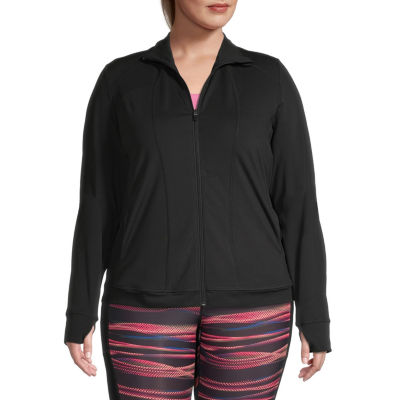 Xersion EverUltra Womens Plus Moisture Wicking Lightweight Softshell Jacket