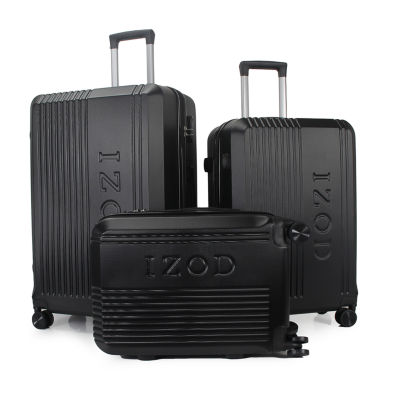 IZOD Zane 3-pc. Hardside Expandable Luggage Set