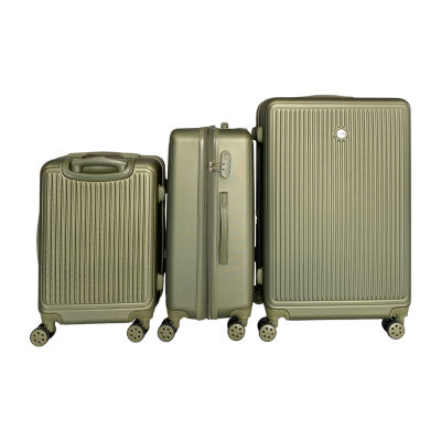 IZOD Clara 3-pc. Hardside Expandable Luggage Set