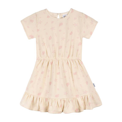 Gerber Toddler Girls Short Sleeve Cap A-Line Dress