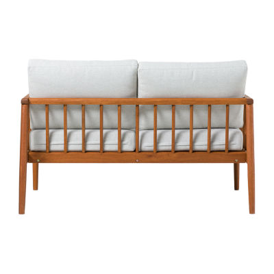 Modern Outdoor Spindle Loveseat